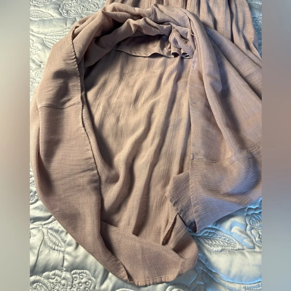 Alter’d State Mauve Lace-Trimmed Maxi Dress - Picture 15 of 16